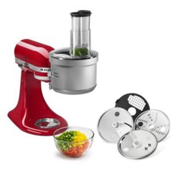 KitchenAid attachments spiralizer slicer core peeler processor dicer shredder - Picture 4 of 4
